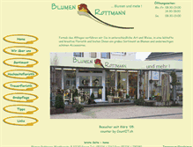 Tablet Screenshot of blumen-rottmann.de